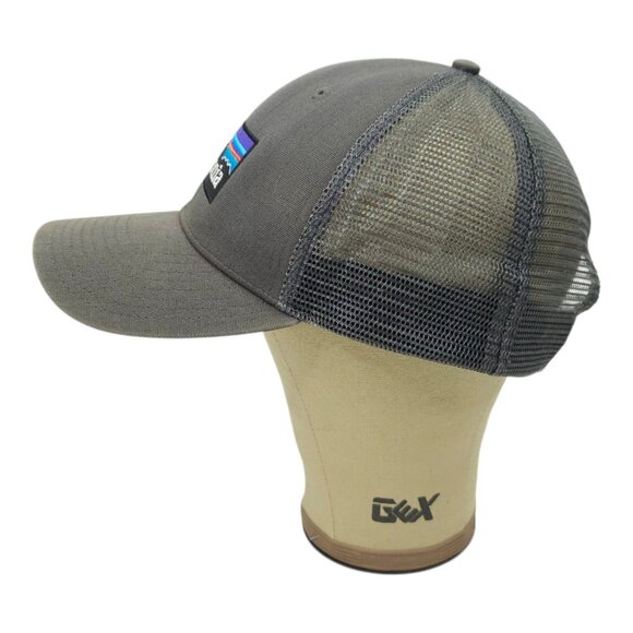 Patagonia Mesh Snapback Cap Trucker Baseball Outdoor Embroidered Patch Logo Hat - Picture 10 of 13